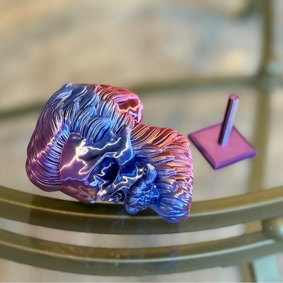 3D Printed | Halloween Skull Decor 💀💙💜 - Picture 10 of 10